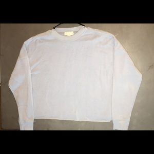 Oversized cropped sweater